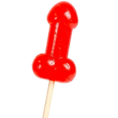 SECRETPLAY - PIRULITO DE PÉNIS DE CEREJA COM EFEITO DE CALOR APIMENTADO - D-244008 - Dona Pimenta