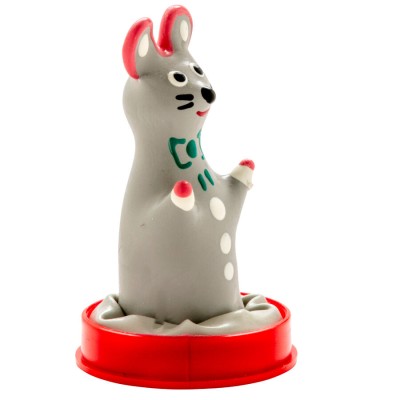 CONDOMERIE - PRESERVATIVOS NOVIDADES PINTADOS Ã MÃO MODELO MOUSE 1 - D-243106 - Dona Pimenta