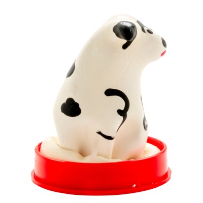 CONDOMERIE - PRESERVATIVOS NOVIDADES PINTADOS Ã MÃO CÃO DÃLMATA - D-243111 - Dona Pimenta