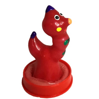 CONDOMERIE - PRESERVATIVOS NOVIDADES PINTADOS Ã MÃO MINHOCA - D-243118 - Dona Pimenta