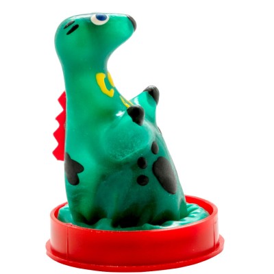 CONDOMERIE - PRESERVATIVOS NOVIDADES PINTADOS Ã MÃO MONSTRO DE LOCH NESS - D-243125 - Dona Pimenta
