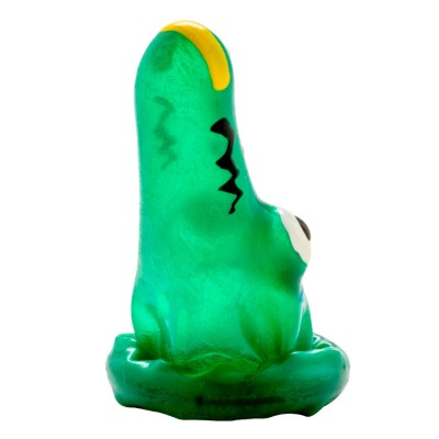 CONDOMERIE - PRESERVATIVOS NOVIDADES PINTADOS À MÃO MODELO CROCODILO 1 - D-243130 - Dona Pimenta