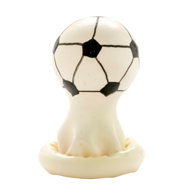 CONDOMERIE - PRESERVATIVOS NOVIDADES PINTADOS Ã MÃO FUTEBOL - D-243145 - Dona Pimenta