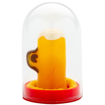 CONDOMERIE - PRESERVATIVOS NOVIDADES PINTADOS À MÃO COPO DE CERVEJA - D-243148 - Dona Pimenta