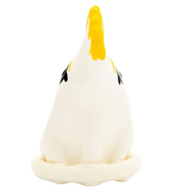 CONDOMERIE - PRESERVATIVOS NOVIDADES PINTADOS Ã MÃO PAPAGAIO BRANCO - D-243159 - Dona Pimenta