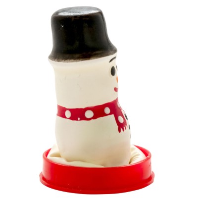 CONDOMERIE - PRESERVATIVOS NOVIDADES PINTADOS Ã MÃO BONECO DE NEVE - D-243163 - Dona Pimenta