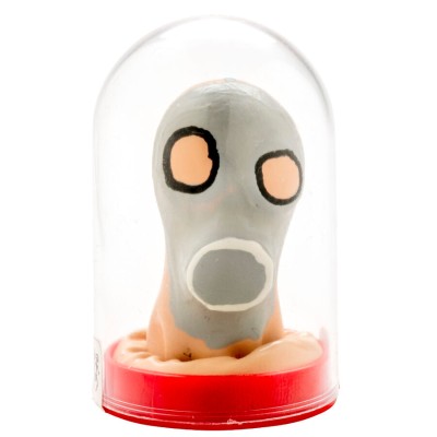 CONDOMERIE - MÁSCARA DE GÃS DE PRESERVATIVOS NOVIDADES PINTADOS Ã MÃO - D-243166 - Dona Pimenta