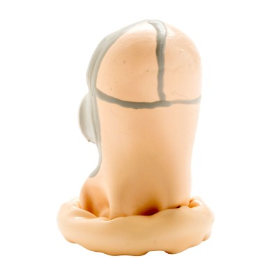 CONDOMERIE - MÁSCARA DE GÃS DE PRESERVATIVOS NOVIDADES PINTADOS À MÃO - D-243166 - Dona Pimenta