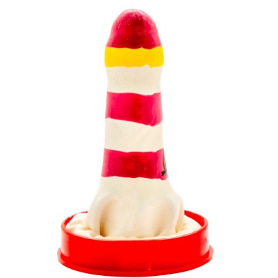 CONDOMERIE - PRESERVATIVOS NOVIDADES PINTADOS Ã MÃO FAROL - D-243179 - Dona Pimenta