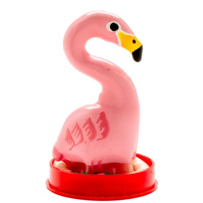 CONDOMERIE - PRESERVATIVOS NOVIDADES PINTADOS Ã MÃO FLAMINGO ROSA - D-243188 - Dona Pimenta