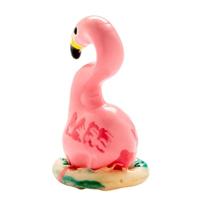 CONDOMERIE - PRESERVATIVOS NOVIDADES PINTADOS À MÃO FLAMINGO ROSA - D-243188 - Dona Pimenta