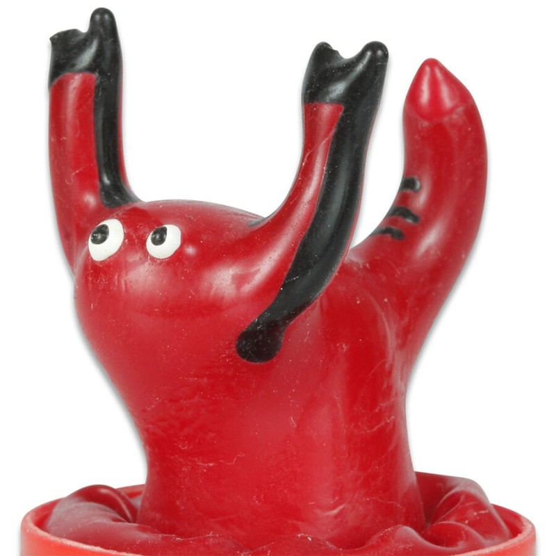 CONDOMERIE - PRESERVATIVOS NOVIDADES PINTADOS Ã MÃO ESCORPIÃO VERMELHO - D-243199 - Dona Pimenta