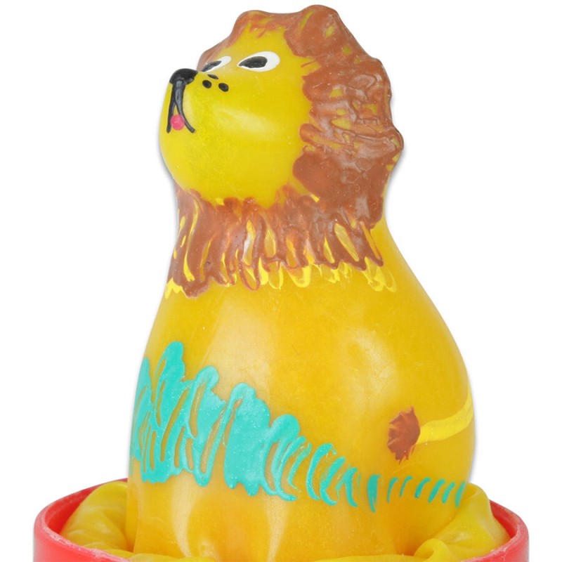 CONDOMERIE - PRESERVATIVOS NOVIDADES PINTADOS Ã MÃO LEÃO SENTADO - D-243217 - Dona Pimenta CONDOMERIE - PRESERVATIVOS NOVIDADES PINTADOS Ã MÃO LEÃO SENTADO - D-243217 - Dona Pimenta