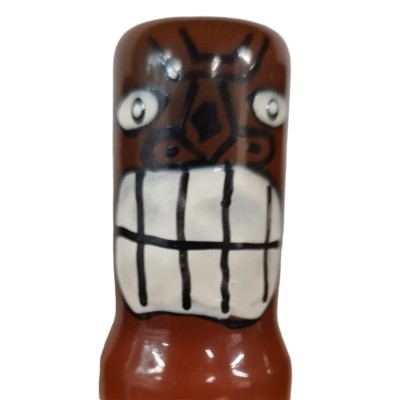 CONDOMERIE - PRESERVATIVOS NOVIDADES PINTADOS À MÃO TIKI TOTEM-FRIKI-02 - D-243261 - Dona Pimenta