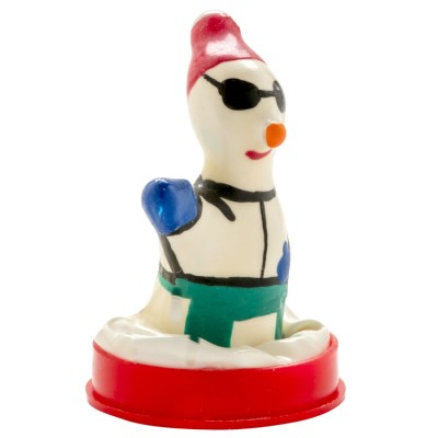 CONDOMERIE - PRESERVATIVOS NOVIDADES PINTADOS Ã MÃO SNOWBOARDER - D-243312 - Dona Pimenta