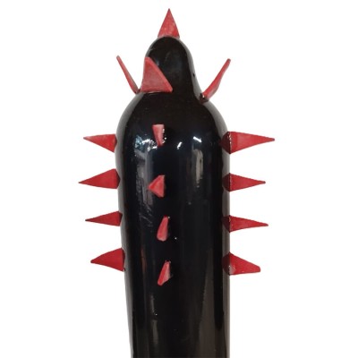CONDOMERIE - PRESERVATIVOS NOVIDADES PINTADOS Ã MÃO BLACK CACTUS - D-243316 - Dona Pimenta
