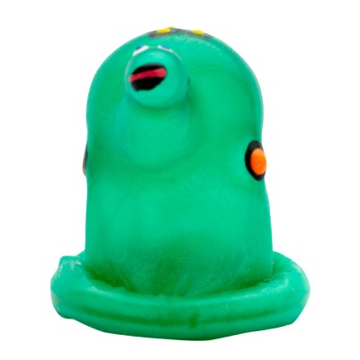 CONDOMERIE - PRESERVATIVOS NOVIDADES PINTADOS À MÃO TARTARUGA - D-243149 - Dona Pimenta