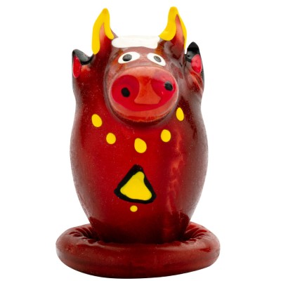 CONDOMERIE - PRESERVATIVOS NOVIDADES PINTADOS Ã MÃO MODELO TOURO 1 - D-243198 - Dona Pimenta