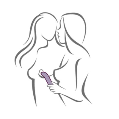 ROCKS-OFF - CHAIAMO G VIBRADOR PONTO G ROXO - D-244036 - Dona Pimenta