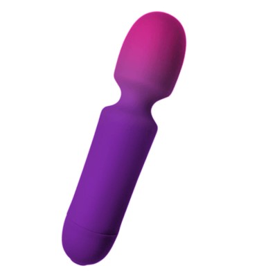 ROCKS-OFF - GLO-GIRL VIBRADOR WAND MINI ROXO - D-244039 - Dona Pimenta
