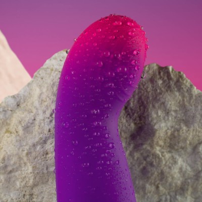 ROCKS-OFF - GLOW GIRL VIBE VIBRADOR DISCRETO ROXO PARA PONTO G - D-244040 - Dona Pimenta