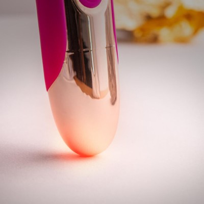 ROCKS-OFF - VIBRADOR ORIEL FLEXÍVEL FÚCSIA - D-244045 - Dona Pimenta
