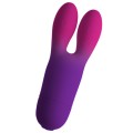 ROCKS-OFF - VIBRADOR FLEXÍVEL GLO-GIRL BUNNY ROXO - D-244037 - Dona Pimenta