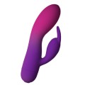 ROCKS-OFF - VIBRADOR GLO-GIRL PURPLE RABBIT - D-244038 - Dona Pimenta