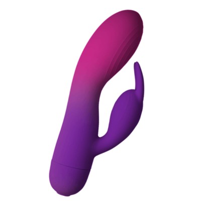 ROCKS-OFF - VIBRADOR GLO-GIRL PURPLE RABBIT - D-244038 - Dona Pimenta