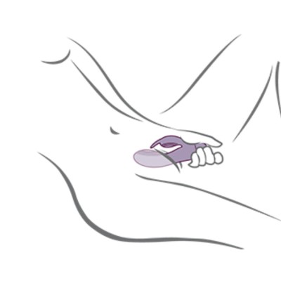 ROCKS-OFF - VIBRADOR GLO-GIRL PURPLE RABBIT - D-244038 - Dona Pimenta