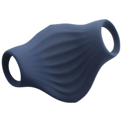 ROCKS-OFF - MASTURBADOR VIBRADOR FLEXÍVEL PALM BLUE - D-244027 - Dona Pimenta