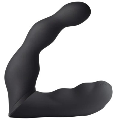 ROCKS-OFF - ADAPTADOR DE VIBRADOR ANAL E DE PRÓSTATA PRETO - D-244028 - Dona Pimenta