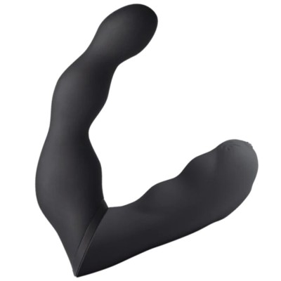 ROCKS-OFF - ADAPTADOR DE VIBRADOR ANAL E DE PRÓSTATA PRETO - D-244028 - Dona Pimenta