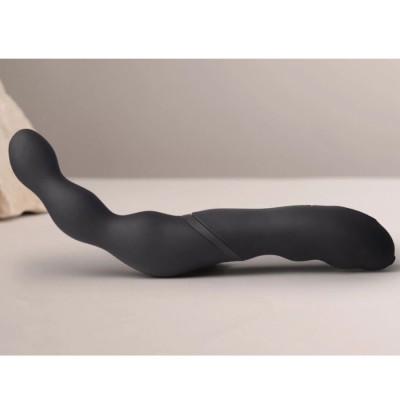 ROCKS-OFF - ADAPTADOR DE VIBRADOR ANAL E DE PRÓSTATA PRETO - D-244028 - Dona Pimenta
