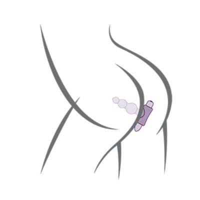 ROCKS-OFF - PETITE SENSATIONS BUBBLES PLUG ANAL VIBRADOR PRETO - D-244054 - Dona Pimenta