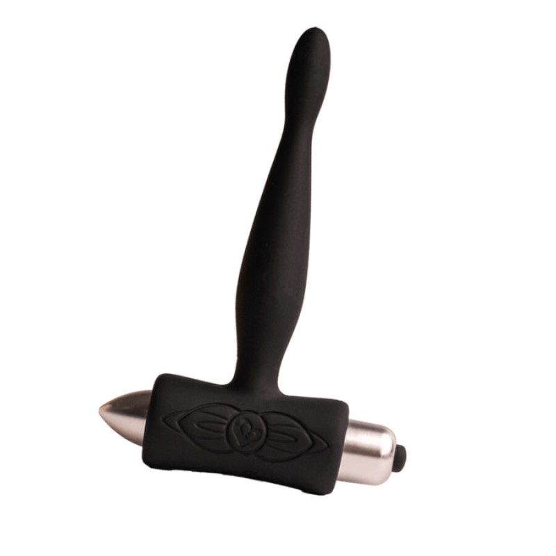 ROCKS-OFF - PETITE SENSATIONS TEAZER PLUG ANAL VIBRADOR PRETO - D-244056 - Dona Pimenta