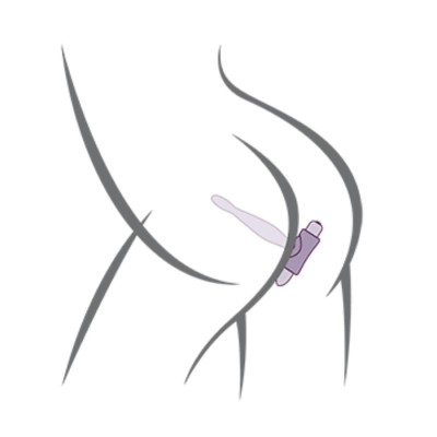 ROCKS-OFF - PETITE SENSATIONS TEAZER PLUG ANAL VIBRADOR ROXO - D-244057 - Dona Pimenta