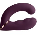 ROCKS-OFF - VIBRADOR DUPLO GEMINI ESTIMULADOR DE CLITÓRIS PONTO G ROXO - D-244029 - Dona Pimenta