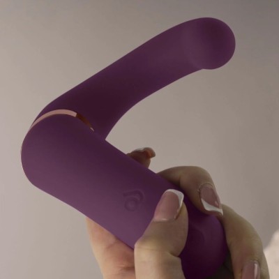 ROCKS-OFF - VIBRADOR DUPLO GEMINI ESTIMULADOR DE CLITÓRIS PONTO G ROXO - D-244029 - Dona Pimenta