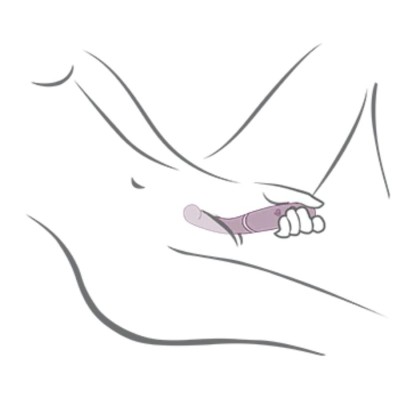 ROCKS-OFF - VIBRADOR DUPLO GEMINI ESTIMULADOR DE CLITÓRIS PONTO G ROXO - D-244029 - Dona Pimenta