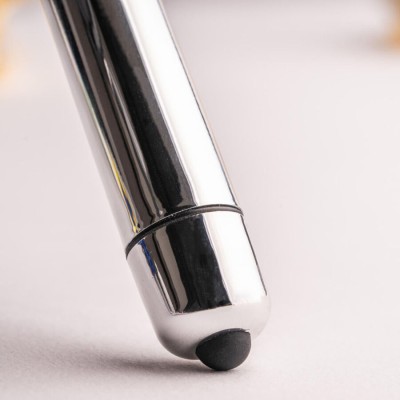 ROCKS-OFF - BALA VIBRANTE RO-80 CROMADA PRATA - D-244048 - Dona Pimenta