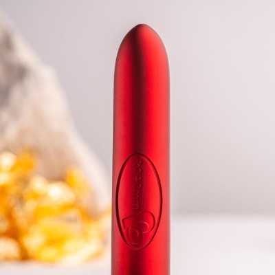 ROCKS-OFF - BALA VIBRANTE RO-90 SCARLET VELVET VERMELHA - D-244050 - Dona Pimenta