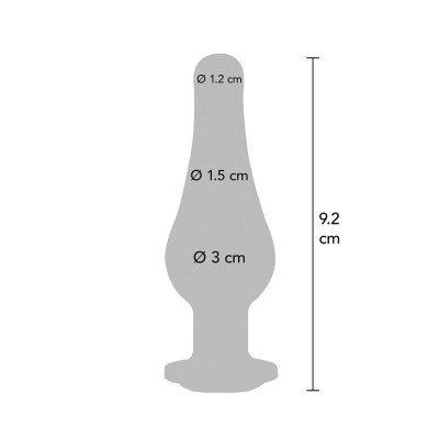 TOYJOY - PLUG ANAL PEQUENO DIAMOND BUM BIJOU PLAY ANAL - D-243827 - Dona Pimenta