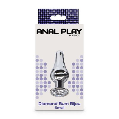 TOYJOY - PLUG ANAL PEQUENO DIAMOND BUM BIJOU PLAY ANAL - D-243827 - Dona Pimenta