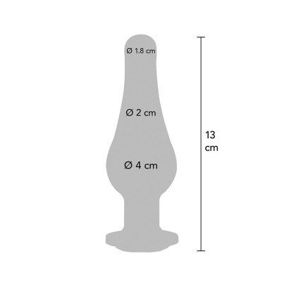 TOYJOY - ANAL PLAY DIAMANTE BUM BIJOU PLUG ANAL GRANDE - D-243829 - Dona Pimenta