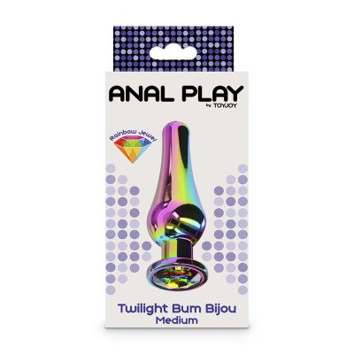 TOYJOY - ANAL PLAY TWILIGHT BUM BIJOU PLUG ANAL MÃDIO - D-243831 - Dona Pimenta