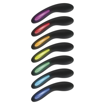 TOYJOY - VIBRADOR PRETO COM LUZ LUMINADA - D-243814 - Dona Pimenta