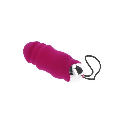 TOYJOY - FELICIDADE SUNN SIDE PARA CIMA E PARA BAIXO VIBRADOR FÚCSIA CONTROLE REMOTO - D-243820 - Dona Pimenta