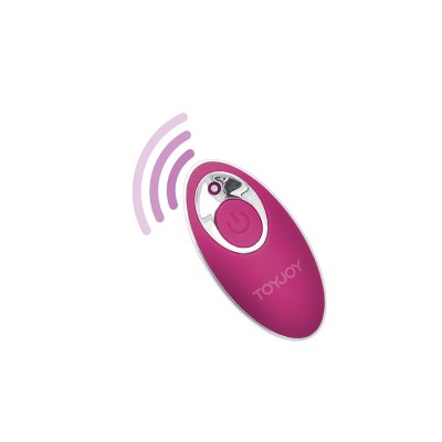 TOYJOY - FELICIDADE SUNN SIDE PARA CIMA E PARA BAIXO VIBRADOR FÚCSIA CONTROLE REMOTO - D-243820 - Dona Pimenta
