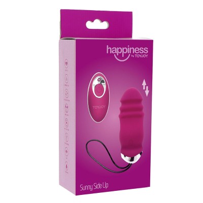 TOYJOY - FELICIDADE SUNN SIDE PARA CIMA E PARA BAIXO VIBRADOR FÚCSIA CONTROLE REMOTO - D-243820 - Dona Pimenta